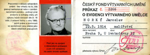 Průkaz ČFVU, 70. léta